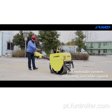 Compactador de rolo de estrada de tambor OEM de 500 kg (FYL-750)